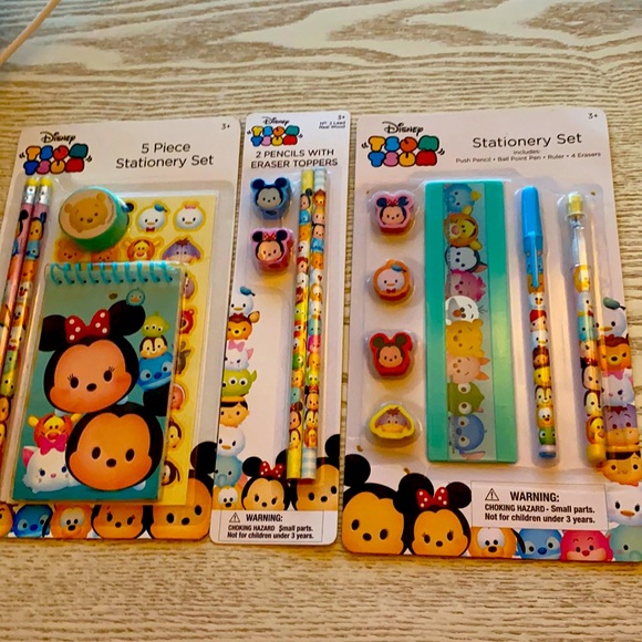 Tsum Tsum back to school stationary sets